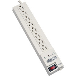 Tripp Lite by Eaton Protect It! 8-Outlet Home Computer Surge Protector, 8 ft. (2.43 m) Cord, 1080 Joules, Space-Saving Plug