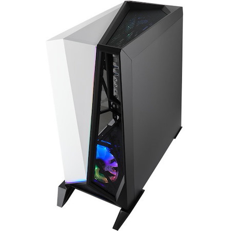 Corsair Carbide Gaming Computer Case - Mini ITX, Micro ATX, ATX Motherboard Supported - Midi Tower - Steel, Tempered Glass - White