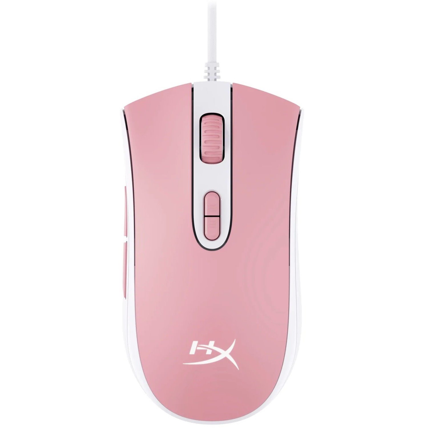 HyperX Pulsefire Core Gaming Mouse - USB 2.0 - Optical - 7 Button(s) - 7 Programmable Button(s) - Pink, White