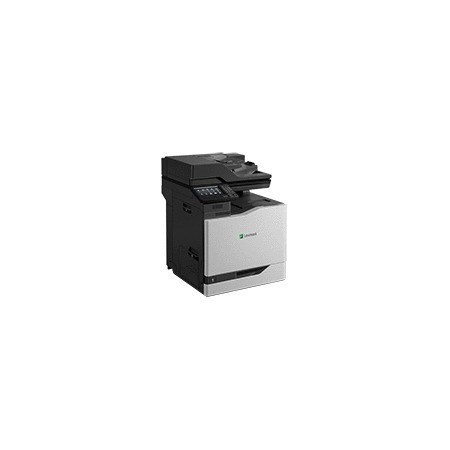 Lexmark CX820 CX820de Laser Multifunction Printer-Color-Copier/Fax/Scanner-52 ppm Mono/52 ppm Color Print-2400x600 Print-Automatic Duplex Print-200000 Pages Monthly-650 sheets Input-Color Scanner-1200 Optical Scan-Color Fax-Gigabit Ethernet