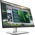 HP E24u G4 24" Class Full HD LCD Monitor - 16:9 - Black/Silver, Sparkling Black