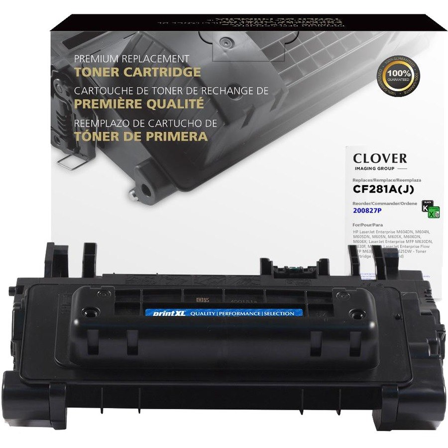 Clover Technologies Remanufactured Extended Yield Laser Toner Cartridge - Alternative for HP 81A (CF281A, CF281A(J)) - Black Pack