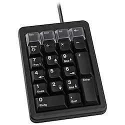 CHERRY G84-4700 Keypad - Cable Connectivity - PS/2 Interface - English (US) - Black