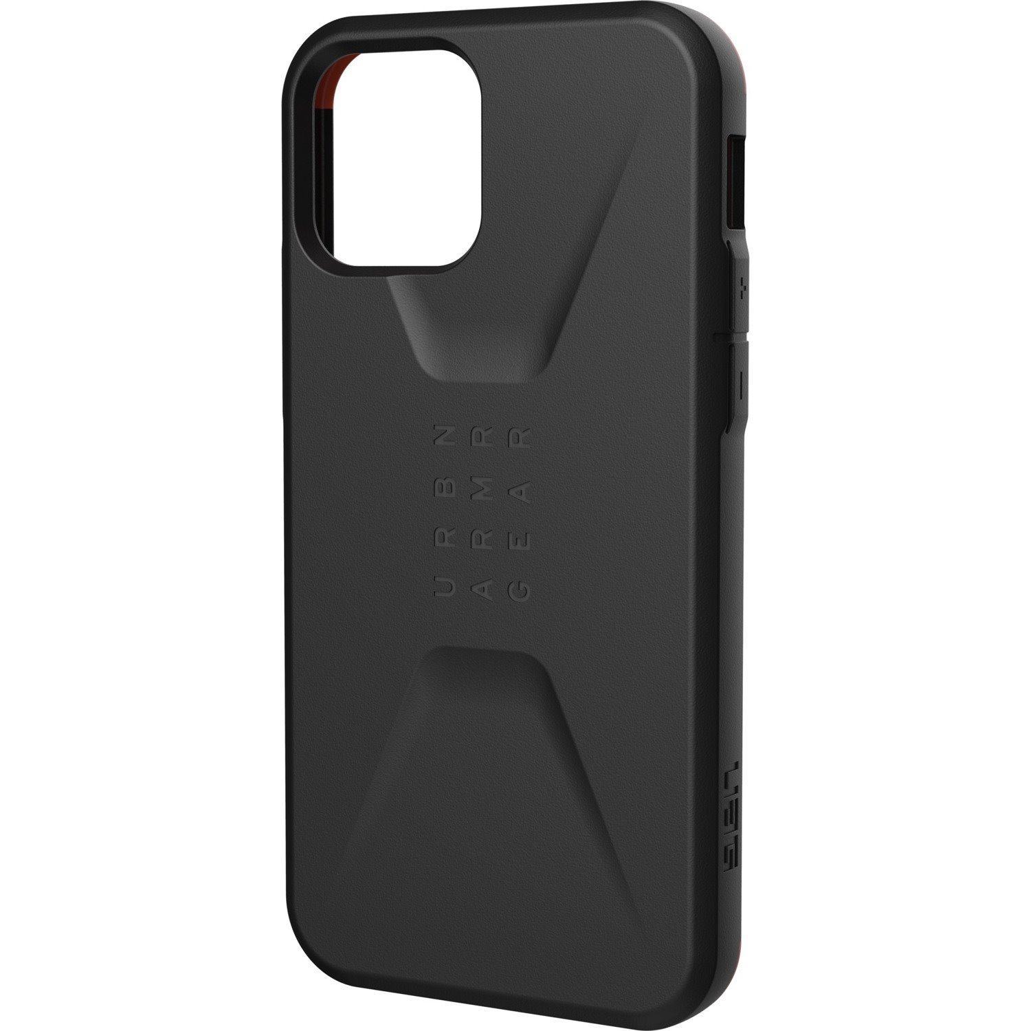 Urban Armor Gear Civilian Rugged Case for Apple iPhone 12, iPhone 12 Pro Smartphone - Black