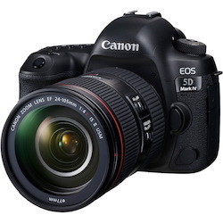 Canon EOS 5D Mark IV 30.4 Megapixel Digital SLR Camera with Lens - 24 mm - 105 mm