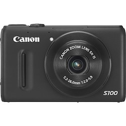 Canon PowerShot S100 12.1 Megapixel Compact Camera - Black