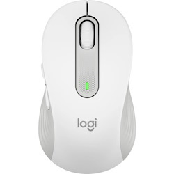 Logitech Signature M650 Mouse - Bluetooth - USB - Optical - 5 Button(s) - 5 Programmable Button(s) - Off White