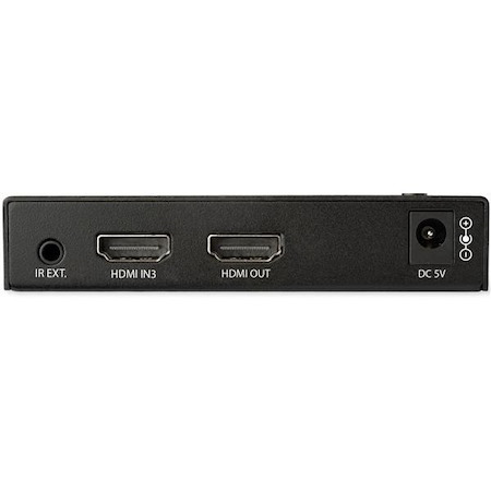 StarTech.com 4 Port HDMI Video Switch - 3x HDMI & 1x DisplayPort - 4K 60Hz - Multi Port HDMI Switch Box w/ Automatic Switcher (VS421HDDP)