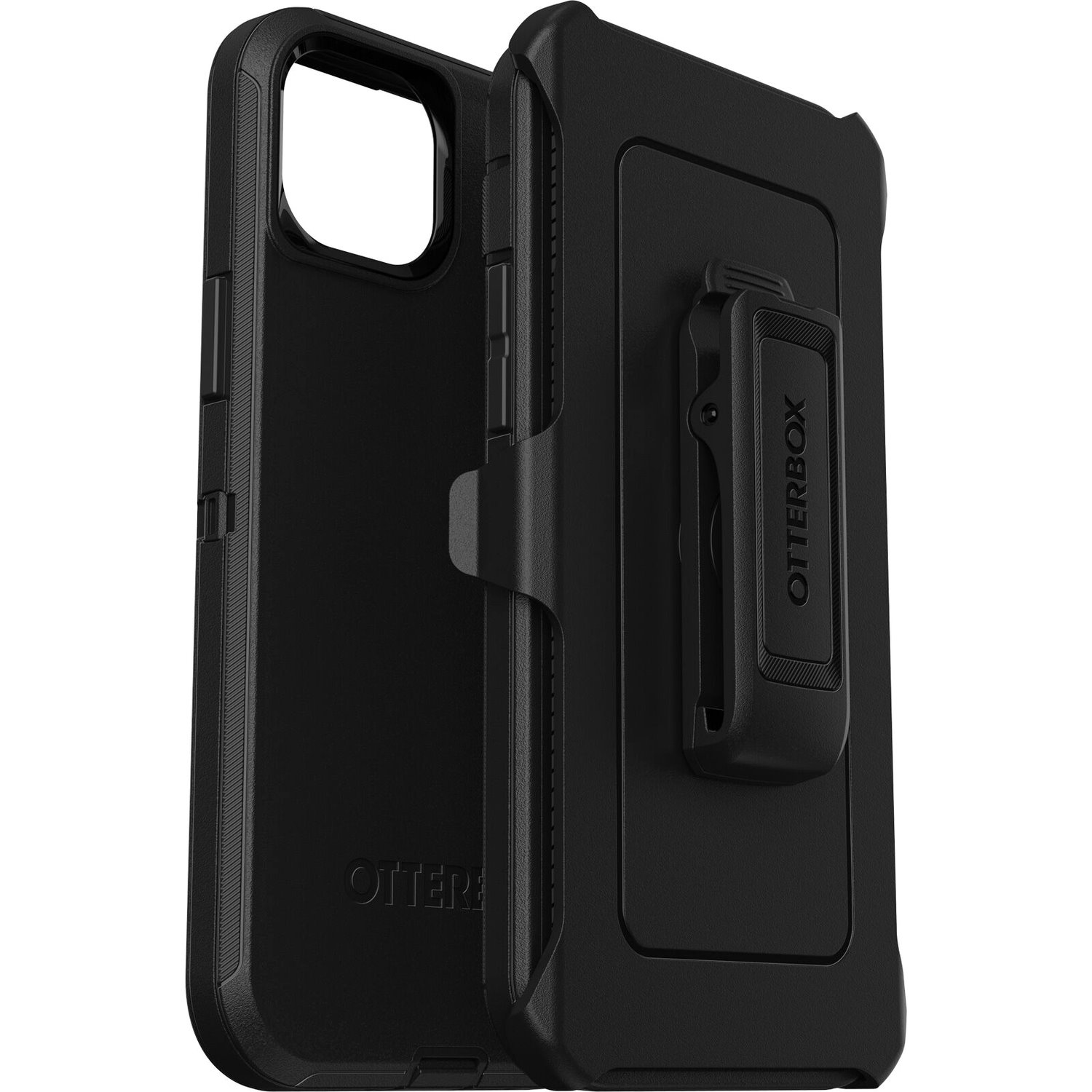 OtterBox Defender Rugged Carrying Case (Holster) Apple Smartphone - Black