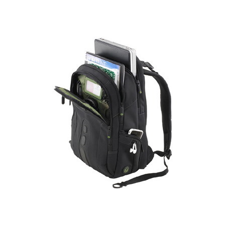 Targus EcoSpruce TBB013EU Carrying Case (Backpack) for 39.6 cm (15.6") Notebook, Business Card - Black, Green