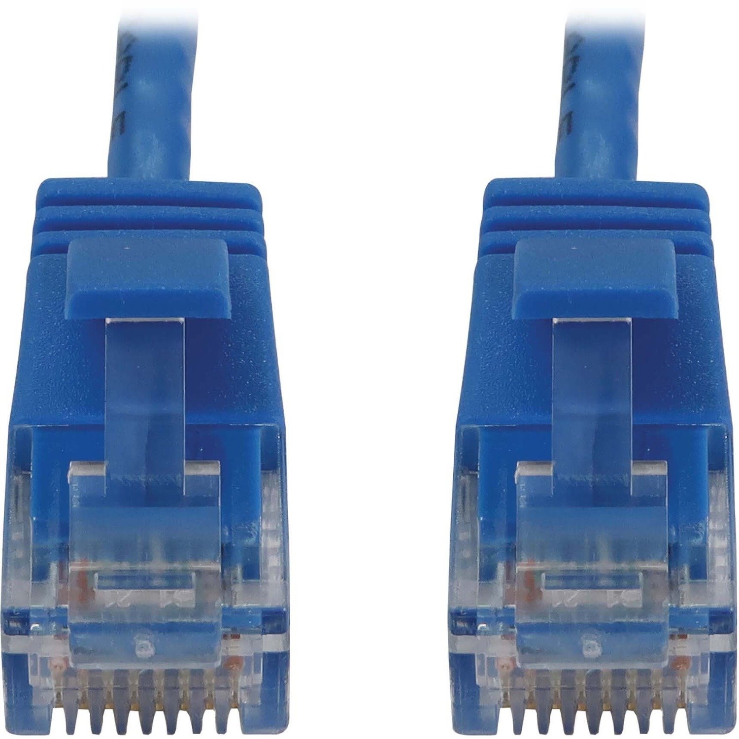 Eaton Tripp Lite Series Cat6a 10G Snagless Molded Slim UTP Ethernet Cable (RJ45 M/M), PoE, Blue, 7 ft. (2.1 m)