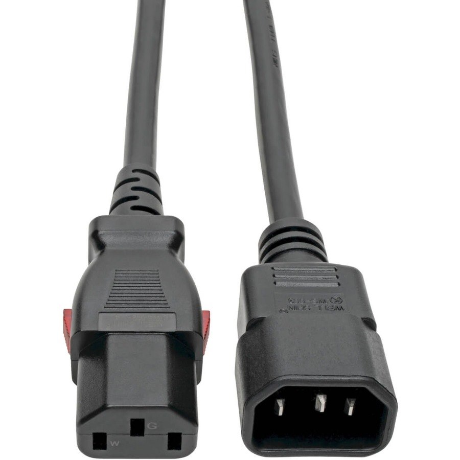 Eaton Tripp Lite Series Power Extension Cord, Locking C13 to C14 PDU Style - 10A, 250V, 18 AWG, 10 ft. (3.05 m)