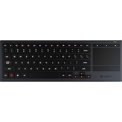 Logitech K830 Keyboard - Wireless Connectivity - TouchPad - English - QWERTY Layout