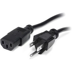 StarTech.com 10ft (3m) Computer Power Cord, NEMA 5-15P to C13, 10A 125V, 18AWG, 10 Pack, Replacement PC Power Cord, TV/Monitor Power Cable