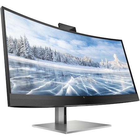 HP Z34c G3 34" Class Webcam UW-QHD Curved Screen LCD Monitor - 21:9 - Black, Silver