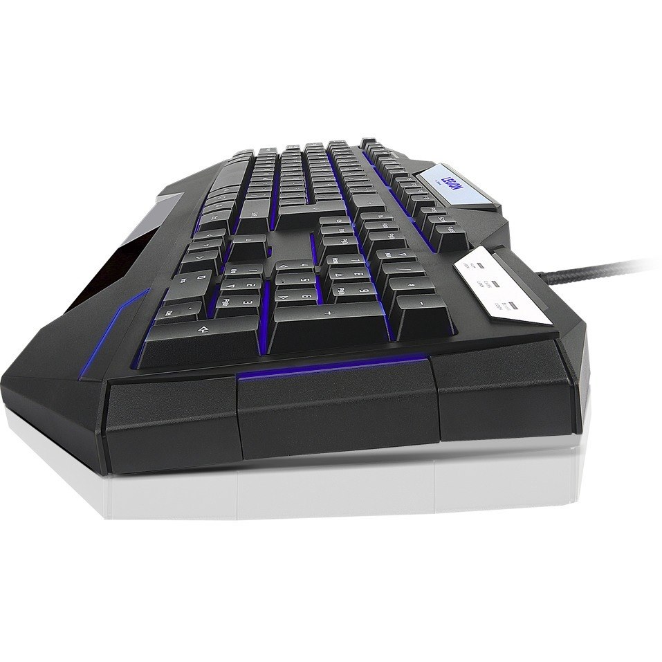 Lenovo Legion Gaming Keyboard - Cable Connectivity - USB Interface - English (UK) - Black