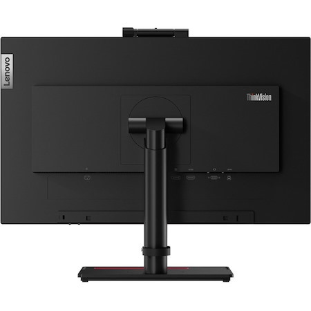 Lenovo ThinkVision T24v-20 24" Class Webcam Full HD LCD Monitor - 16:9 - Raven Black