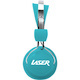 LASER Wired Over-the-head Binaural Stereo Headphone - Blue - 1