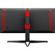 AOC AGON PRO AG344UXM 34" Class UW-QHD Gaming LCD Monitor - 21:9 - Black, Red