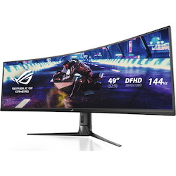 Asus ROG Strix XG49VQ 49" Class Double Full HD (DFHD) Curved Screen Gaming LCD Monitor - 32:9 - Black