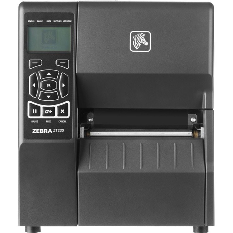 Zebra ZT230 Industrial Direct Thermal/Thermal Transfer Printer - Monochrome - Label Print - USB - Serial