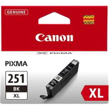 Canon CLI-251XL Original High Yield Inkjet Ink Cartridge - Black Pack