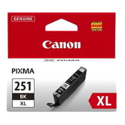 Canon CLI-251XL Original High Yield Inkjet Ink Cartridge - Black Pack