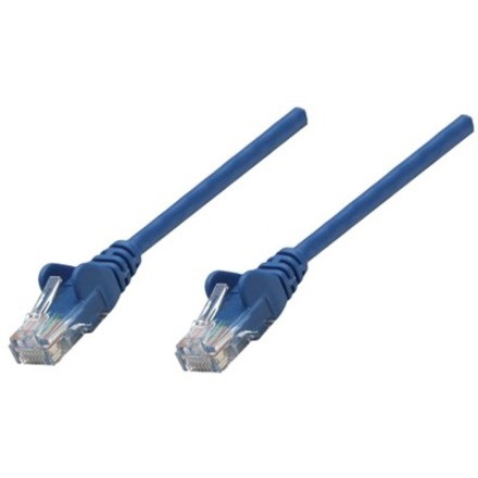 Network Patch Cable, Cat6A, 0.25m, Blue, Copper, S/FTP, LSOH / LSZH, PVC, RJ45, Gold Plated Contacts, Snagless, Booted, Lifetime Warranty, Polybag
