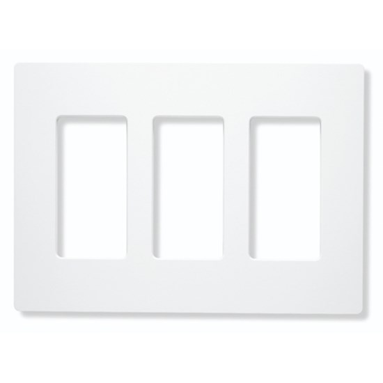 Lutron 3 Socket Claro Faceplate