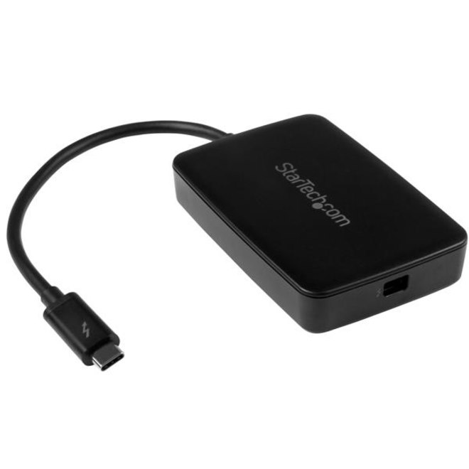 StarTech.com Thunderbolt 3 to Thunderbolt 2 Adapter - TB3 Laptop to TB2/TB1 Displays & Devices - Thunderbolt Converter - Windows & Mac