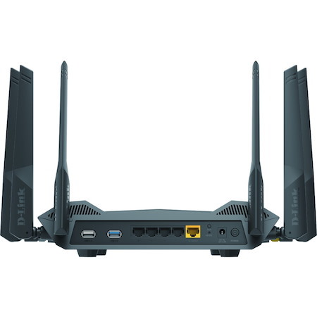 D-Link EXO AX DIR-X5460 Wi-Fi 6 IEEE 802.11ax Ethernet Wireless Router