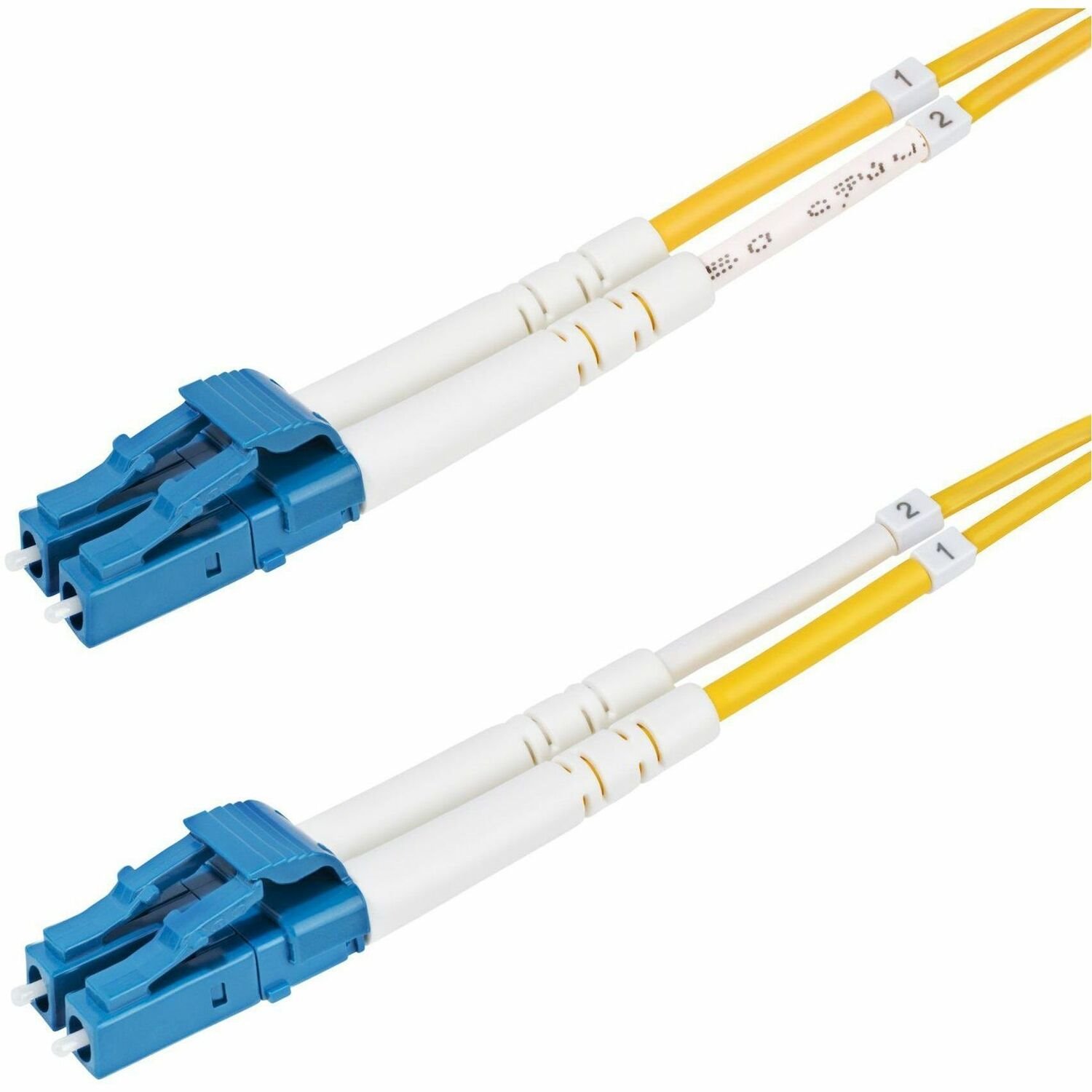 8m (26.2ft) LC to LC (UPC) OS2 Single Mode Duplex Fiber Optic Cable, LSZH Fiber Patch Cord