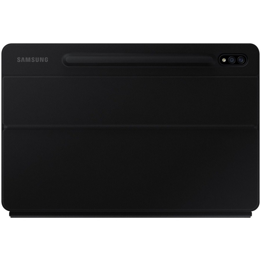 Samsung Book Cover Keyboard/Cover Case (Book Fold) Samsung Galaxy Tab S7 Tablet - Black
