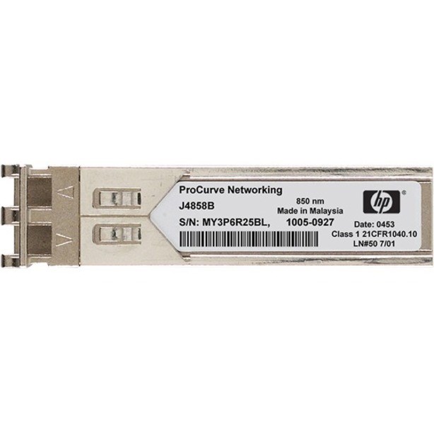 HPE X120 SFP (mini-GBIC) - 1 x LC 1000Base-LX Network - 1 Pack