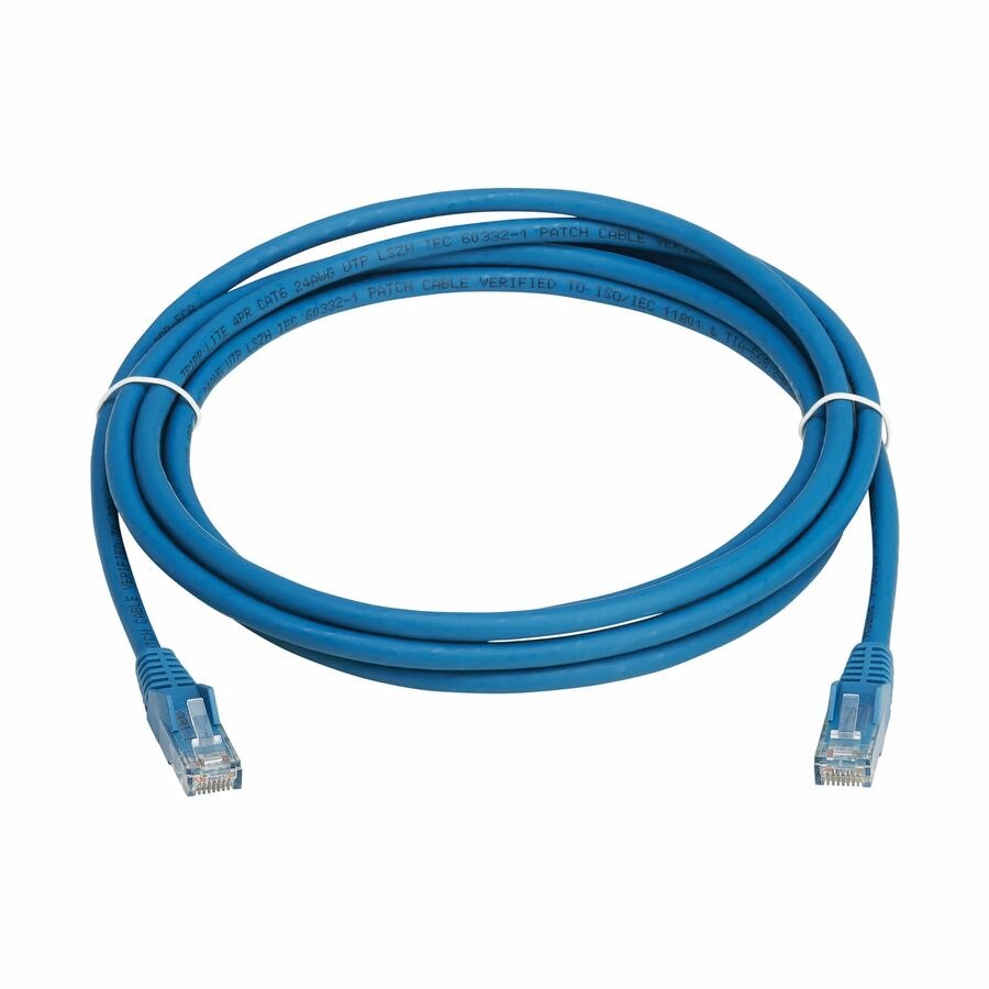 Eaton Tripp Lite Series Cat6 Gigabit Snagless Molded UTP Ethernet Cable (RJ45 M/M), PoE, LSZH, Blue, 4 m (13.1 ft.)