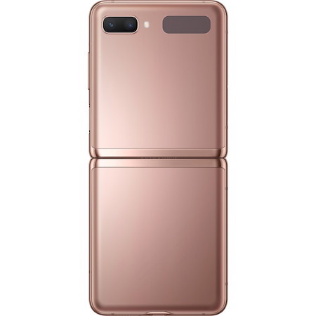 Samsung Galaxy Z Flip 5G SM-F707W 256 GB Smartphone - 6.7" Dynamic AMOLED Full HD Plus - Octa-core (Cortex A77Single-core (1 Core) 3.09 GHz + Cortex A77 Triple-core (3 Core) 2.40 GHz + Cortex A55 Quad-core (4 Core) 1.80 GHz) - 8 GB RAM - Android 10 - 5G - Mystic Bronze