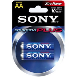 Sony Stamina Plus Battery - Alkaline - 2Piece