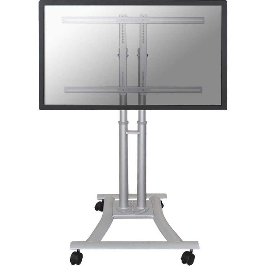 Newstar Mobile Monitor/TV Floor Stand for 27"-70" Screen , Height Adjustable - Silver