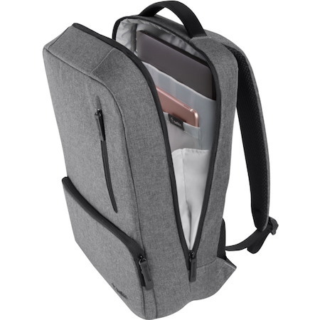 Belkin Classic Pro Carrying Case (Backpack) for 39.6 cm (15.6") Acer, Samsung, Google, HP, Apple, Lenovo, Nokia, Microsoft iPad (5th Generation), iPad Air, iPad mini, iPad Pro Notebook, Chromebook - Heather Gray, Black