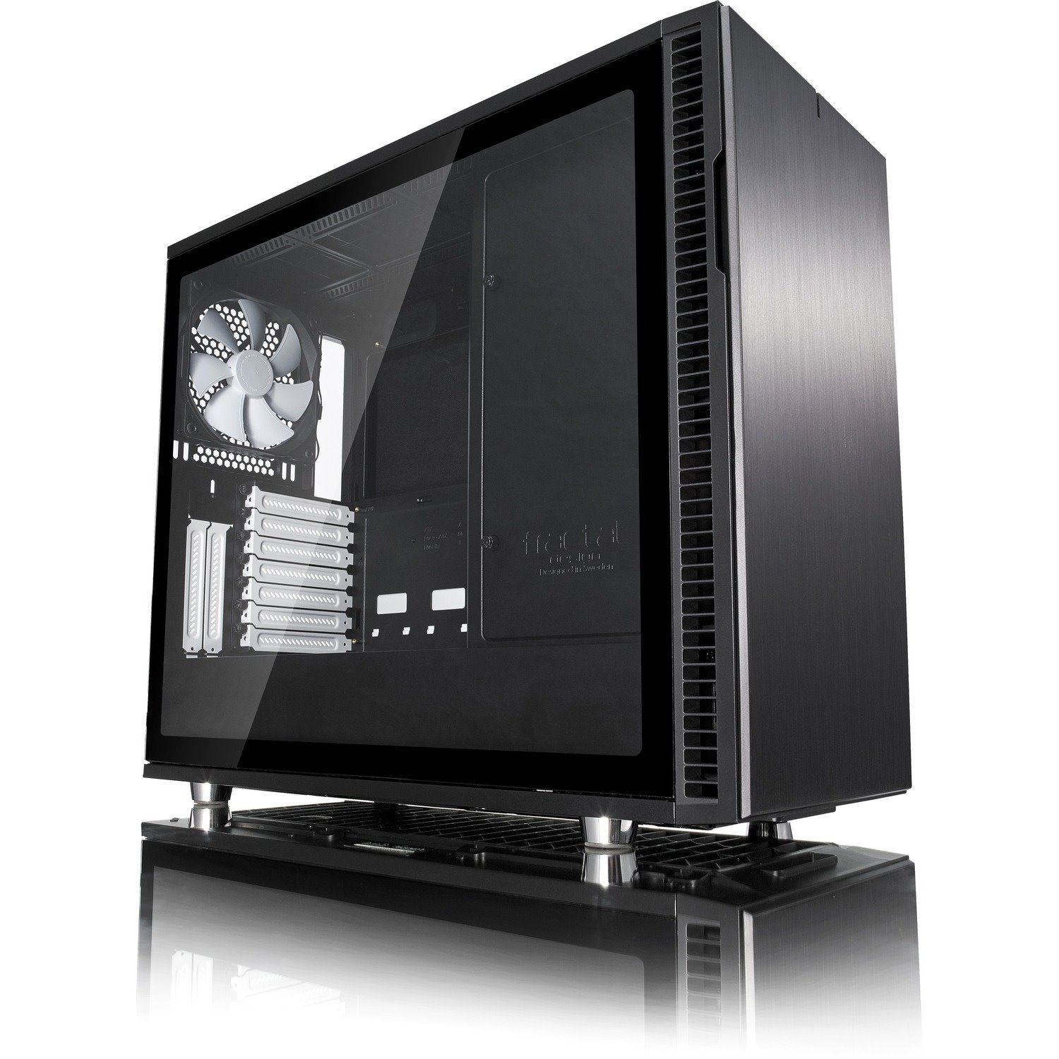 Fractal Design Define R6 Computer Case - EATX, ATX Motherboard Supported - Mid-tower - Steel, Tempered Glass - Black