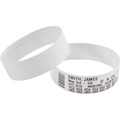 Zebra 10006995K Z-Band Direct Wristband Cartridge Kit (White)