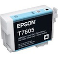 Epson UltraChrome HD T7605 Original Inkjet Ink Cartridge - Light Cyan - 1 Pack