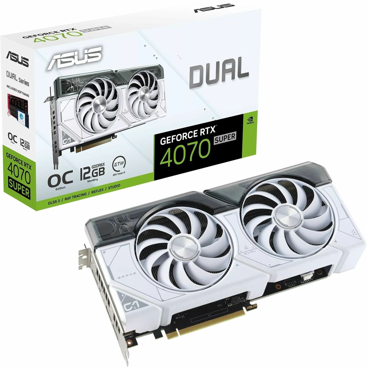 Asus NVIDIA GeForce RTX 4070 SUPER Graphic Card - 12 GB GDDR6X