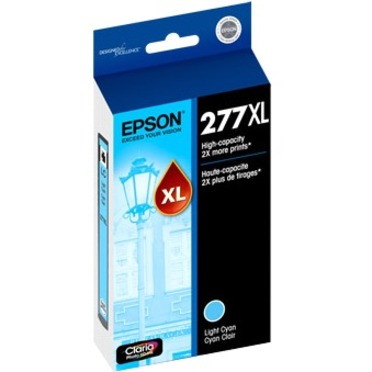 Epson Claria 277XL Original High Yield Inkjet Ink Cartridge - Light Cyan - 1 Each