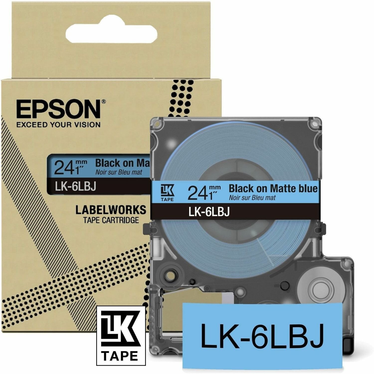 Epson LK-6LBJ Label Tape