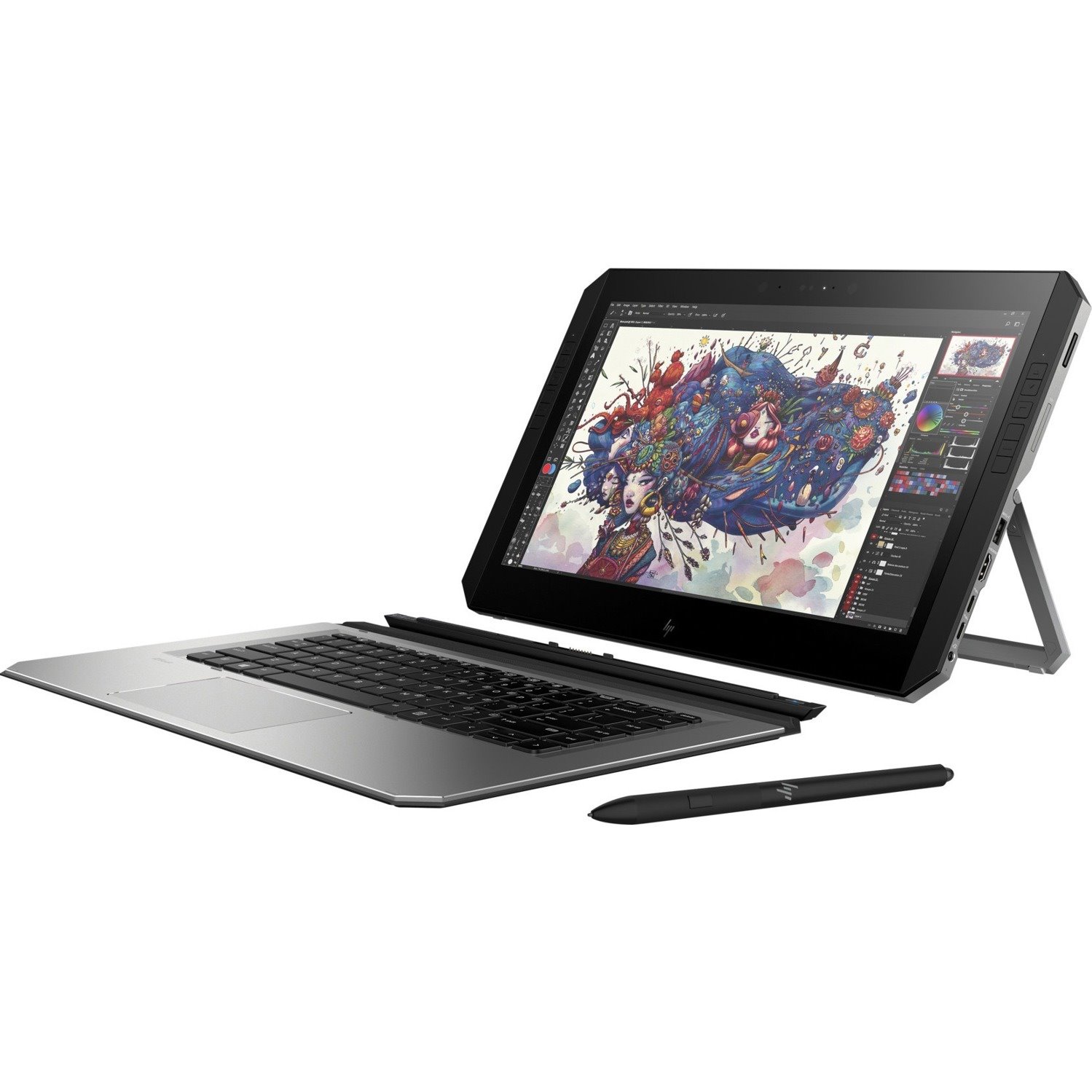 HP ZBook x2 G4 14" Touchscreen Detachable 2 in 1 Notebook - 4K UHD - Intel Core i7 7th Gen i7-7600U - 32 GB - 1 TB SSD