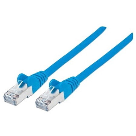 Network Patch Cable, Cat6, 2m, Blue, Copper, S/FTP, LSOH / LSZH, PVC, RJ45, Gold Plated Contacts, Snagless, Booted, Lifetime Warranty, Polybag