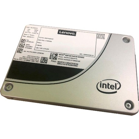 LENOVO DCG SOURCING D3-S4510 960 GB Solid State Drive - 2.5" Internal - SATA (SATA/600) - Read Intensive