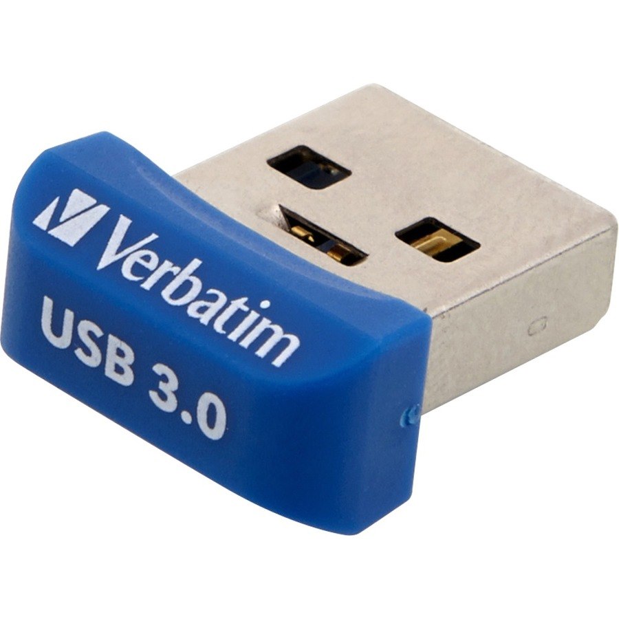 Verbatim Store 'n' Stay Nano 64 GB USB 3.0 Flash Drive - Blue
