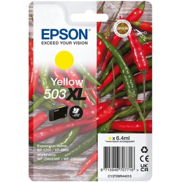 Epson 503XL Original Extra Large Yield Inkjet Ink Cartridge - Single Pack - Yellow - 1 Piece